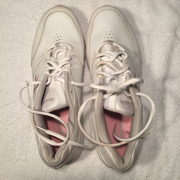 Reebok white and pink sneakers - Picture 4 of 7